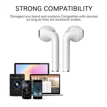 Trådløse Bluetooth Hovedtelefoner til Huawei Honor 10 9 Lite 8 7 7A 7X 7S 7C 6 10 6X 6A 6C Pro 5C 5A 5X 4C Musik Ørepropper Opladning Box