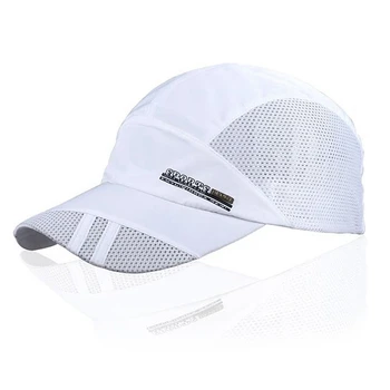 Fashion Herre Sommer Udendørs Sport Baseball Hat, der Kører Visor cap hvid