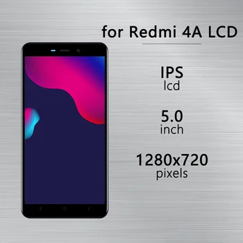 5.0 tommer Grade AAA LCD-for Xiaomi Redmi 4A Skærm Touch Skærm Digitizer Assembly Skærmen Erstatning for Redmi 4A
