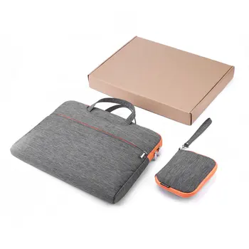 Nye 15 Tommer Vandtæt Laptop Taske Taske Med Tilbehør Pose Tilfældet For Bærbare Bærbare MacBook Lys Stødsikkert Rejsetaske