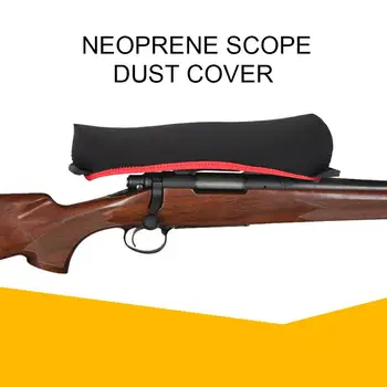 Vektor Optik Rifle Anvendelsesområde Pels Cover Beskytter Støv Vandtæt Sort