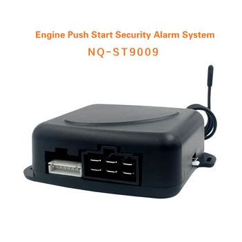 Balight En Måde Bil Alarm System, med Start af Motor LCD-Fjernbetjeningen Fob Tilfældet For B9 med silikone cover NQ-ST009