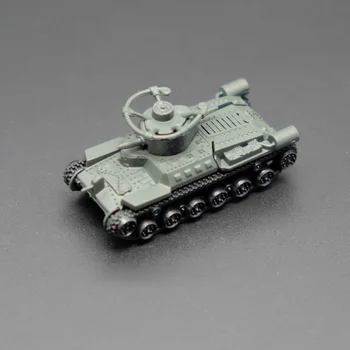 8stk/sæt World War Ii Tank Montering Model 3d Puslespil Tiger T34 Tiger Jagt Tanken Scene Sand Bord Model DIY