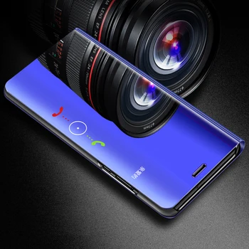 Se Smart Spejl Case til Samsung A3 A6 A7 A8 A9 2018 Flip Phone Cover til Samsung A10, A20 A30 A40 A50 A70 Tilbage Sag Coque Etui