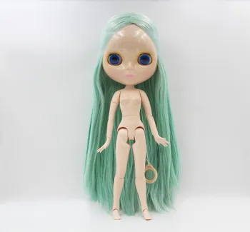Gratis Fragt stor rabat RBL-851J DIY Nude Blyth dukke fødselsdag gave til pige 4color big eye dukke med smukke Hår, søde legetøj