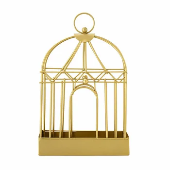 Golden Bird Cage Form Myg Coil Holder Hængende Type Myg Coil Box Myggebalsam Røgelse Rack Hjem Dekoration