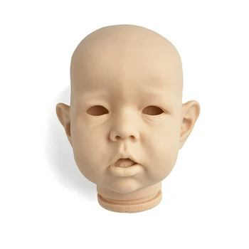 55cm Reborn Baby Doll 22Inch Naturtro Nyfødte Baby Tilintar Vinyl Umalet Ufærdige Dukke Dele DIY Blank Dukke Kit