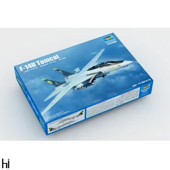 Trompetist 1/144 03919 F-14D Tomcat Fighter Fly Militære Fly Samling Plastic Toy Model byggesæt