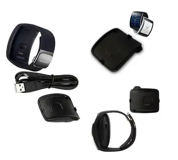 50stk USB-Oplader-Dock Station Oplader og USB-Kabel til Samsung Galaxy Gear Passer S R750 R 750 Smart Ur tilbehør
