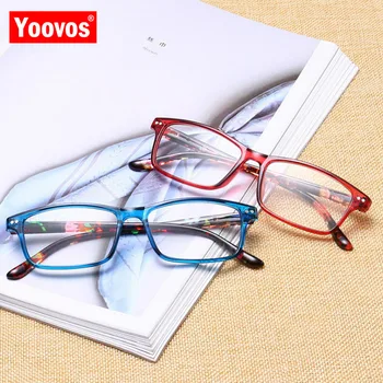 Yoovos Klassiske Læsning Briller Til Mænd/Kvinder Blå Lys Briller Kvinder Anti-træthed Plast Læsning Okulary Gafas Para Leer
