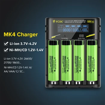 Universal LED-Smart Batteri Oplader Med NCR18650B 3,7 V 3400mAh 18650 Genopladeligt Lithium Batteri For Lommelygte Torch
