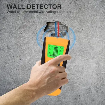 3 I 1 metaldetektor for at Finde Metal, Træ Studs AC Spænding Live Wire Opdage Væggen Scanner Elektriske Boks Finder Wall Detektor