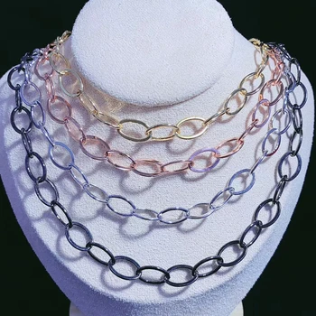 5 meter Eye form Link kæde halskæde tilbehør af høj kvalitet halskæde tilbehør til smykkefremstilling 50774