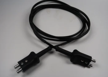 6stk DA231 Ultralyd DOBBELT kabel tilsvarende LEMO 00 Stik til LEMO-00 Plug GE/Krautkramer DA231