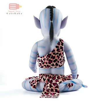 Nye Bebe Reborn Dukke 20 Inches Nat Lys Blød Silikone Vinyl Body Naturtro Blå Baby Doll Kit Pige Gave Legetøj for Børn
