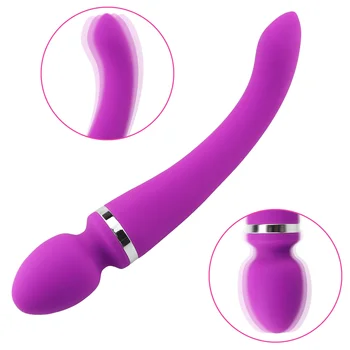 Sexlegetøj til Voksne Dual Vibrator Av Wand Massager Dildo Vibrator Vandtæt G-Spot Klitoris Anal Stimulator sexlegetøj til Kvinde