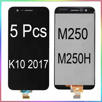 Engros 5 Pc ' er / masse til LG K10 2017 M250 M250H LCD-Skærm med Touch Digitizer Assembly