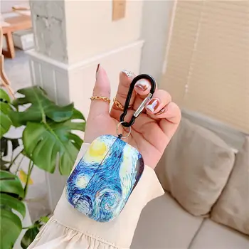Van Gogh-maleri etui til Airpods Pro dække den trådløse bluetooth-hovedtelefoner opladning taske til airpod 2 luft pod tilfælde