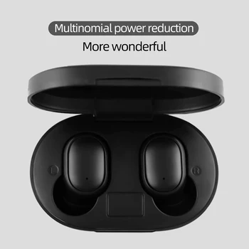 Tws Bluetooth-5.0 Trådløse Hovedtelefoner Aktiv støjannullering Bas Mini Headset Med Mic Bevægelse Øretelefoner Auto Link AI-Kontrol