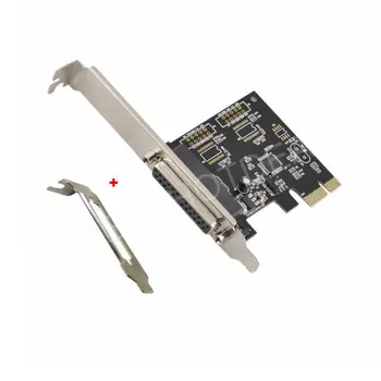 PCI-E Parallel Port DB25 LPT-Printer-Kort-Adapter w/Lav Profil Beslag