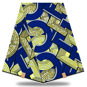 2021 Smukt design voks udskriver Garanteret veritabel afrikanske voks stof Nigerianske voks stil for, at de afrikanske ankara kjole!VB1R46