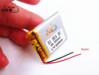 Li-Po 3 wire 503443 3,7 V 800 mah Lithium polymer Batteri Med Beskyttelse af yrelsen For GPS-Tablet-PC ' Digitale Produkter