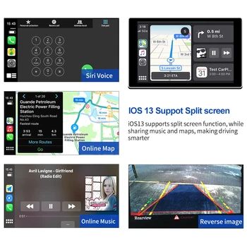 Carlinkit Dekoder 2.0 Til BMW NBT Sytem Serie 3 F30 F31 F34 Serie 4 F32 F33 F36 Apple CarPlay Android Auto Multimedia Wireless