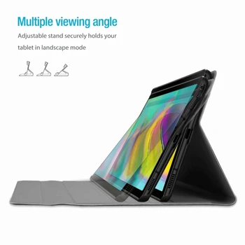 For Samsung Galaxy Tab S7 &Tab A7 2020 Ultra-thin Detachable Bluetooth Keyboard Leather Case with Stand/Sleep Function/Backlight