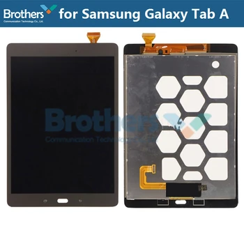 Tablet LCD-Samling Til Samsung Galaxy Tab med EN 9,7 SM-T550 T550N T555 Panel LCD-Kombi-Display Med Touch Skærm, Glas Digitizer