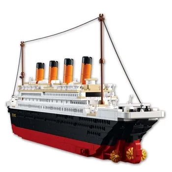 SLUBAN Titanic B0577 krydstogtskib 3D-Model 1021Pcs byggesten Børn Pædagogisk Legetøj Gave