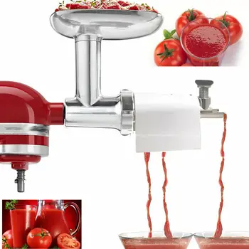 Kødhakkemaskine Pølse Stuffer Og Tomat Juice DIY Ketchup tilbehør Til KitchenAid Stå Mixer Køkken Værktøjer Cook Kødhakkeren