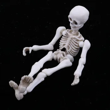Vintage Miniature 8.7 cm Skelet Dukke Action Figurer Legesæt Kid Foregive Toy