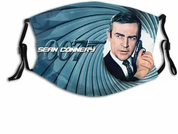 007 Min Kærlighed Klud Ansigt Maske 3D Unisex One Size Vaskbar Genanvendelige