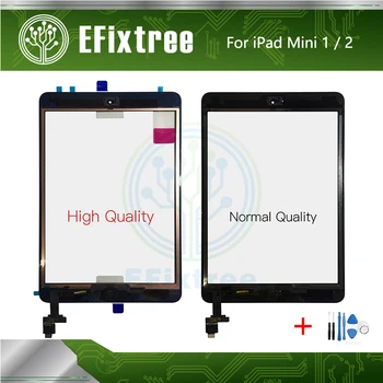 Høj Kvalitet Ny Digitizer-Panel Front Glas Til iPad mini 1/2 A1490 A1491 A1489 A1455 A1454 A1432 Touch Screen-Sort Hvid