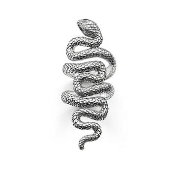 Dobbelt-Ringed Oplukkelig Snake Ringe, Mode Thomas Style Snoede Slange Ring i 925 Sterling Sølv Ts Smykker Gave til Kvinder, Mænd