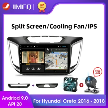 JMCQ Android 9.0 2+32G DSP Bil Radio Multimidia Video-Afspiller, GPS Navigation Til hyundai Creta ix25 2016-2018 Rio 2din headunit