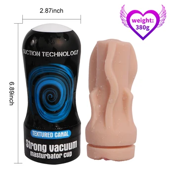 Hot Super Real Mandlige Masturbator Cup Realistisk Kunstig Vagina Pussy Anal Vaginal Anus Sex Onani-Cup Sex Legetøj til Mænd