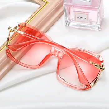Brand Design, Mode Solbriller Kvinder Elegant Dame Gradient Sol Briller Overdimensionerede UV400 Solbrille Shades Brillerne, Oculos de sol