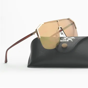 2019 Nye Overdimensionerede Solbriller Kvinder Designer Store Billede solbriller Kvinder er Gennemsigtige Briller Sort Farve-Brillerne UV400 NX