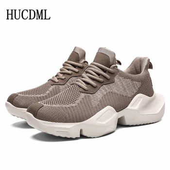 HUCDML Nye Tykke såler Chunky Casual Sko Mænd Komfortabel Platform Sneakers Mandlige Undervisere Forår/Efterår Støtte Dropshipping