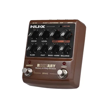 NUX Elektrisk Guitar-Pedal, Multi-Effekt Processor Amp Simulator Delay Rumklang Booster Kompressor Akustisk Guitar Dele, Tilbehør