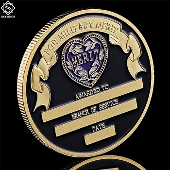 USA Army Mønter Samleobjekter Guld Militære Purple Heart-Souvenir Gaver Til Soldater W/ Mønt Box Holder