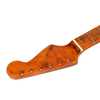Vintage Ahorn El-Guitar Hals, 21 Bånd Gribebræt Gribebræt for S T Strat