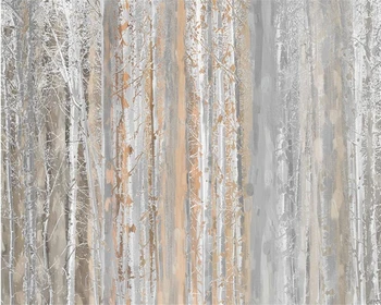 Beibehang Moderne 3D tapet Olie maleri stil tekstur skoven baggrund vægmaleri Brugerdefinerede foto tapet vægmaleri 3d
