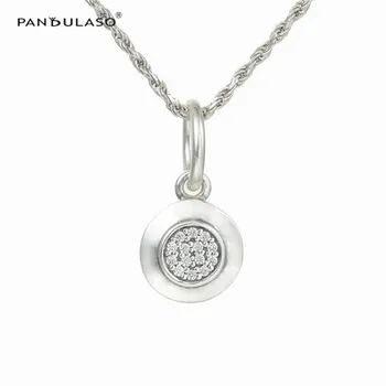 925 Sterling Sølv Smykker, Charms Bead Passer Sølv Charm Armbånd & Choker Signatur Banet Dingle Perle Kvinder DIY Smykker
