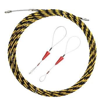 5-20m Guide Enhed Glasfiber El-Kabel Tryk Pullers Kanalen Slangen Rodder Fisk Tape Wire +2 stk Kabel Strammer
