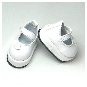 BJD sko 1/6 dukke sko flad hæl bue sko til 1/6 YOSD BB dukke tilbehør 4,2 cm længde sko