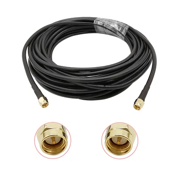 Lav-tab 0-3Ghz RG58 Pigtail WIFI Router Kabel-SMA han til SMA Male Plug RF Koaksial Adapter Antenne forlænger Ledning Stik