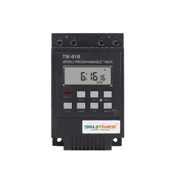 TM616W-4 Digitale Elektroniske Timeren 220V 30A Ugentlige Relæ Programmerbar Controller Dropshipping