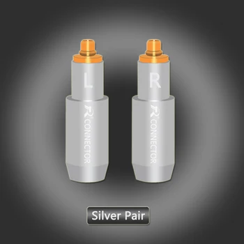 10stk/5pair MMCX Mandlige Forgyldt Øretelefon Pin Stik til Shure ED5 SE535 Lige Form DIY-Stik Lange Type Sort/Guld/Sølv